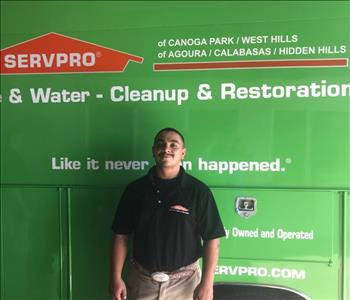 Giovanni Lepe, team member at SERVPRO of Canoga Park / West Hills