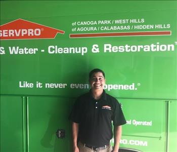 Tony Rosales, team member at SERVPRO of Canoga Park / West Hills